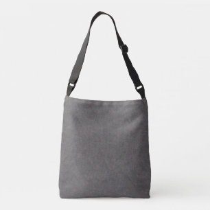 Bolsa Ajustável Faux Cinza Leather