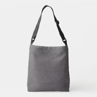 Bolsa Ajustável Faux Cinza Leather