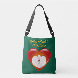 Bolsa Ajustável FéAngélica CoraçãoDourado