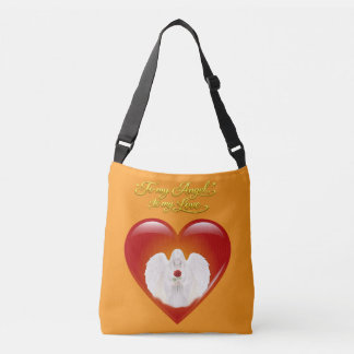 Bolsa Ajustável FéAngélicaCoraçãoDourado