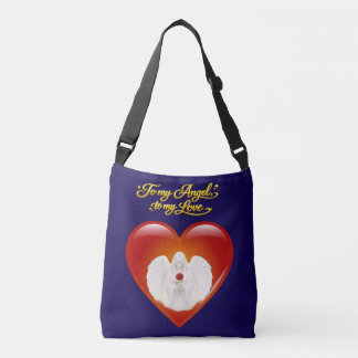 Bolsa Ajustável FéAngélicaCoraçãoDourado