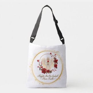 Bolsa Ajustável FéAngélicaCoraçãoDourado
