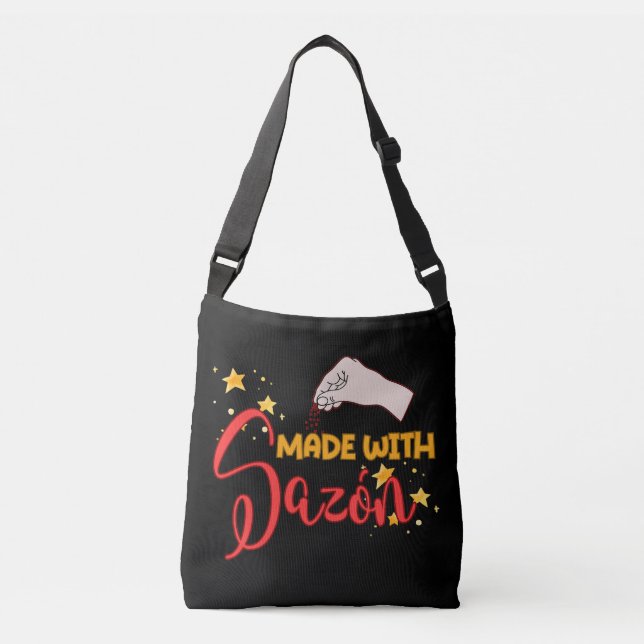 Bolsa Ajustável Feita com Sazón e um Monte de Flavor (Frente)