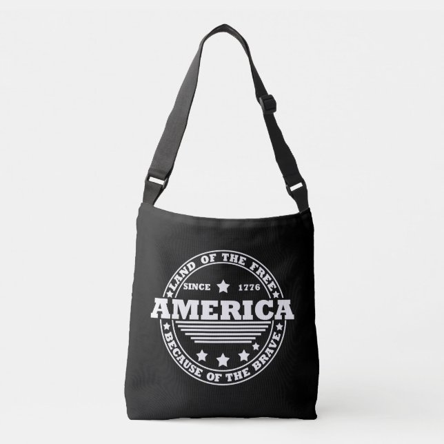 Bolsa Ajustável Feliz 4 de julho (Frente)