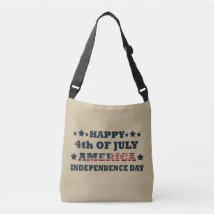 Bolsa Ajustável Feliz dia 4 de julho da independência da América
