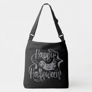 Bolsa Ajustável Feliz morcego de Halloween jack ou lanterna