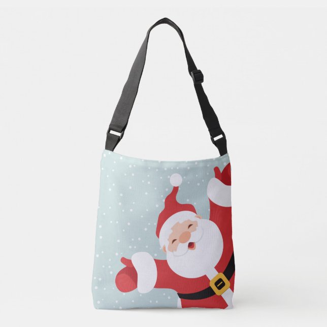 Bolsa Ajustável Feliz Natal Papais noeis animados | Saco Corpo (Frente)