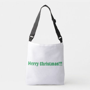 Bolsa Ajustável Feliz Natal Texto Impresso Estilo de Impressão Tot