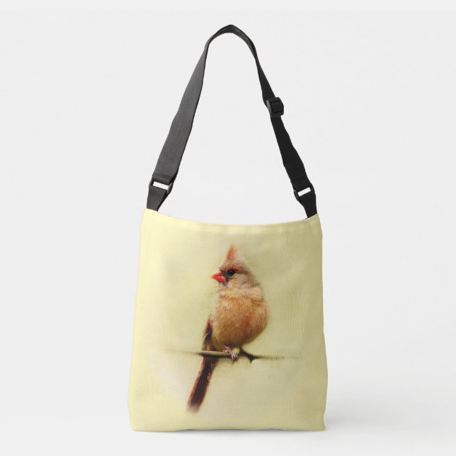 Bolsa Ajustável Female Cardinal Songbird (Frente)