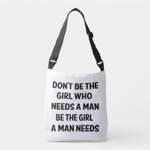 Bolsa Ajustável Feminismo, Poder Feminino, Sucesso, Sonhos, Confia