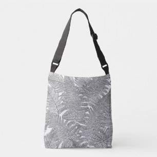 Bolsa Ajustável Fern em preto e branco