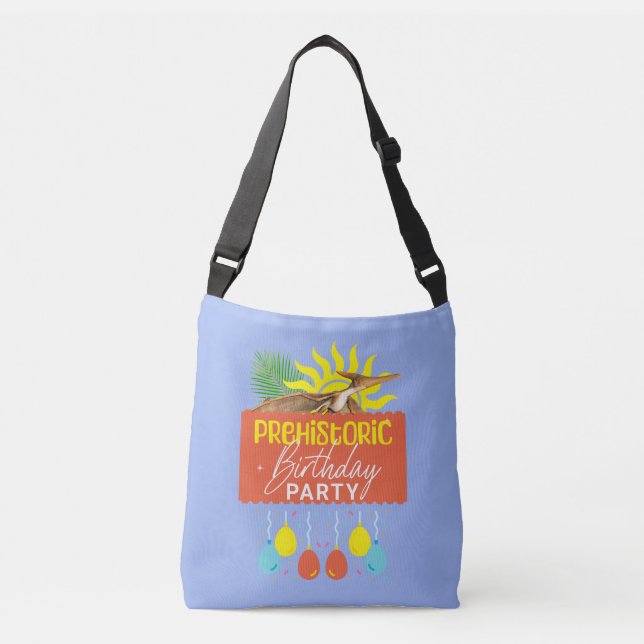 Bolsa Ajustável Festa de Aniversário Pré-Histórica do Pterodáctilo (Frente)