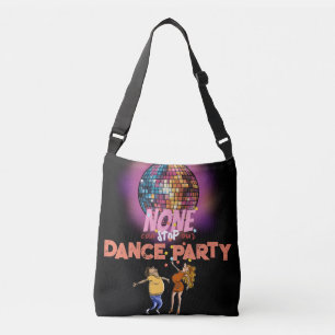 Bolsa Ajustável Festa de Dança Disco Retro Tema Funky dos Anos 70