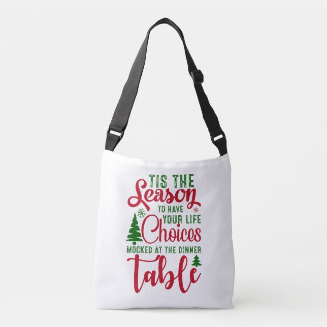 Bolsa Ajustável Festa de design de Natal (Frente)