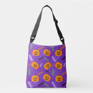 Bolsa Ajustável Festivo Jack-O'-Lanternas de Corpo Cruzado