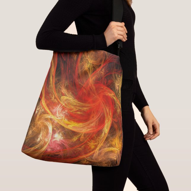 Bolsa Ajustável Firestorm Nova Abstrato Art Cross Body (Close Up)