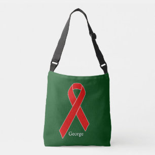 Bolsa Ajustável Fita de Consciência Vermelha + sua mensagem