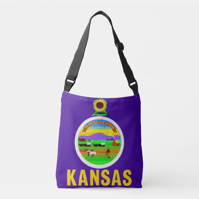 Bolsa Ajustável Flag Bag, Kansas (Frente)