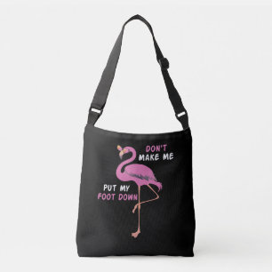 Bolsa Ajustável Flamingo com óculos - Não me faça colocar meu p