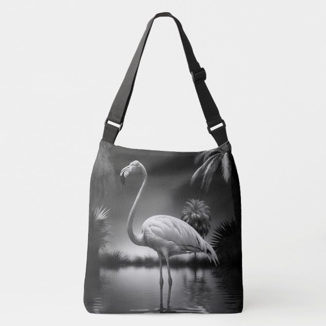Bolsa Ajustável Flamingo numa Piscina (Frente)