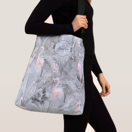 Bolsa Ajustável Flamingo Orchid Pattern Tropical ID868