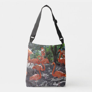 Bolsa Ajustável Flamingos cor-de-rosa