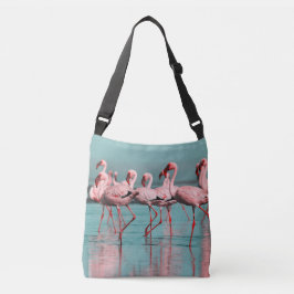 Bolsa Ajustável flamingos selvagens africanos