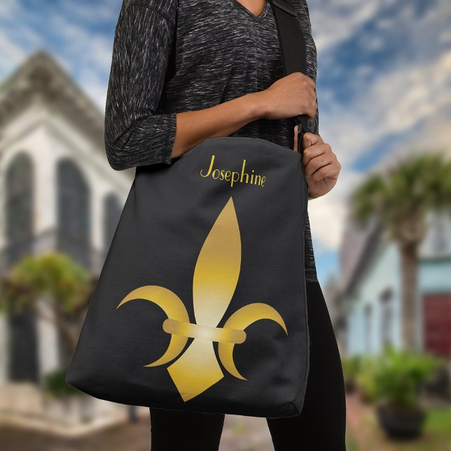Bolsa Ajustável Fleur-De-Lis Personalizado (Criador carregado)