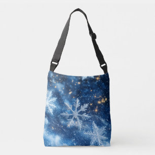 Bolsa Ajustável Flocos de Neve Brilhantes de Purpurina Natal de In