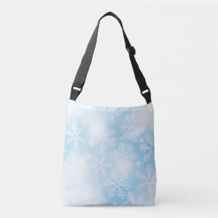 Bolsa Ajustável Flocos de neve e luzes em azul