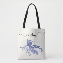 Bolsa Ajustável Flor Azul e Toalhetes Banho