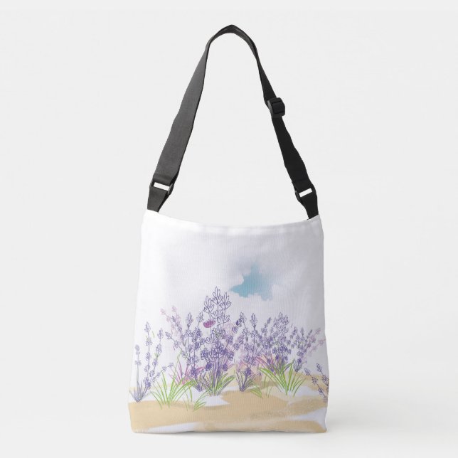 Bolsa Ajustável flor de lavanda (Frente)