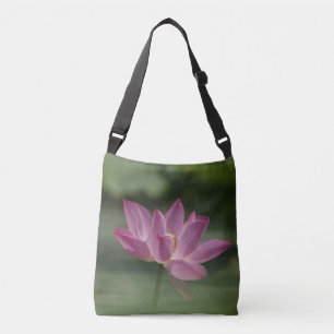 Bolsa Ajustável Flor de Lotus Rosa Sagrado - Arte de Serene Zen