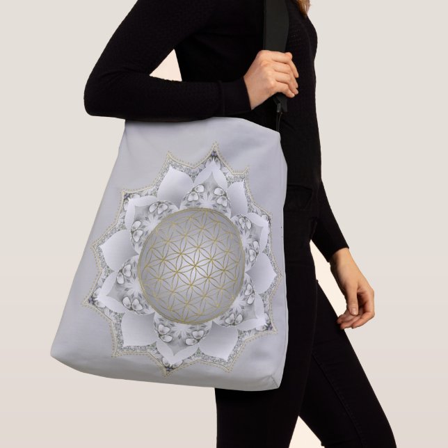 Bolsa Ajustável Flor De Vida - Blossomas Mandala 1 (Close Up)