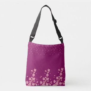Bolsa Ajustável Flor e pétalas cor-de-rosa Sakura