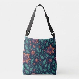 Bolsa Ajustável Flor Folha Arco-íris