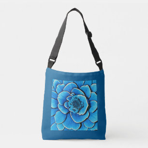 Bolsa Ajustável Flor Grande Azul Camellia
