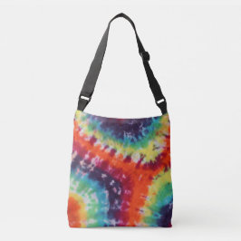 Bolsa Ajustável Flor Power Hippie Tie Dye Rainbow