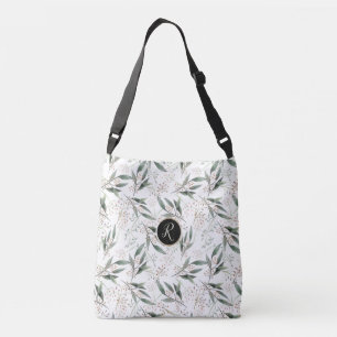Bolsa Ajustável Flor rosa verde-esverdeada de Elegante