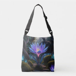 Bolsa Ajustável Flor Roxa Encantadora