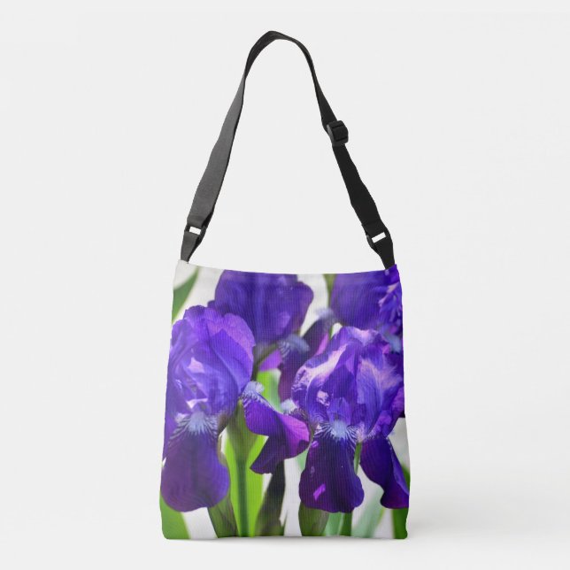 Bolsa Ajustável Flor Roxo Iris (Verso)