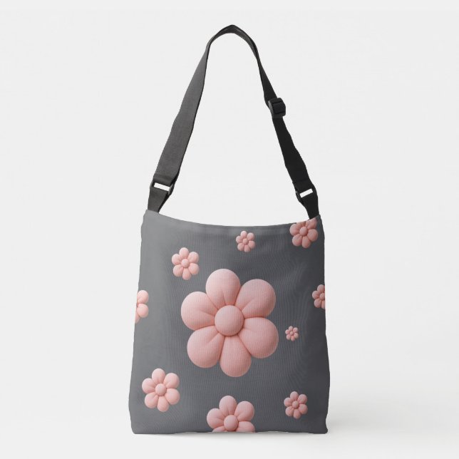 Bolsa Ajustável Flor Suave Um Toco Suave da Natureza (Frente)