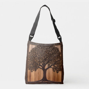 Bolsa Ajustável Flora Australiana: Impressão em Madeira da Árvore 