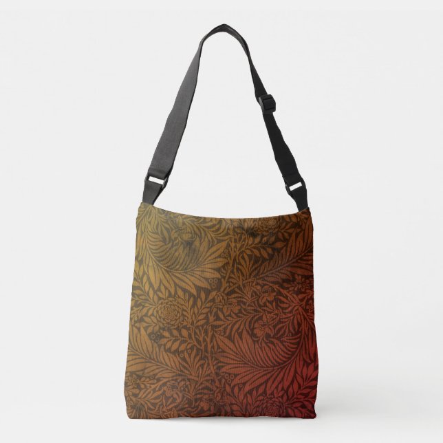 Bolsa Ajustável Florais Botânicos Laranja Vintage (Frente)