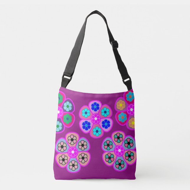 Bolsa Ajustável Floral- (Frente)