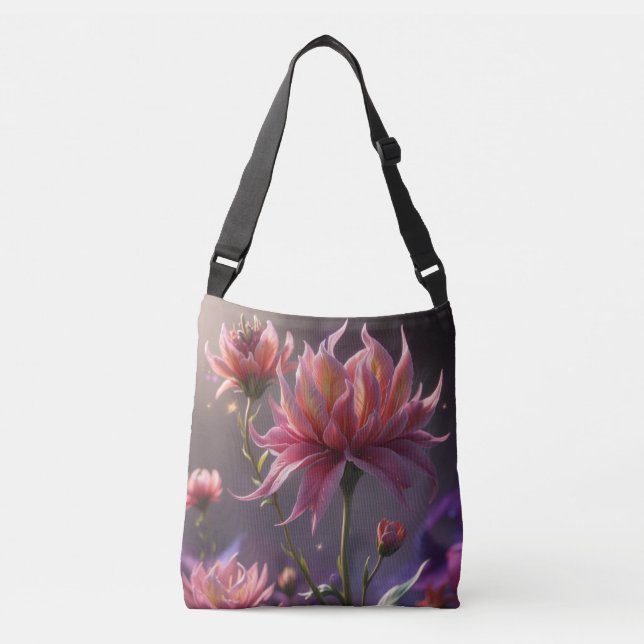 Bolsa Ajustável Floral Chique  (Frente)