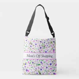 Bolsa Ajustável Floral Cross Body Bag | Design de Aquarela