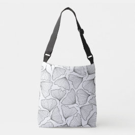 Bolsa Ajustável Floral Minimalista de Coloração de Adultos Pretos 