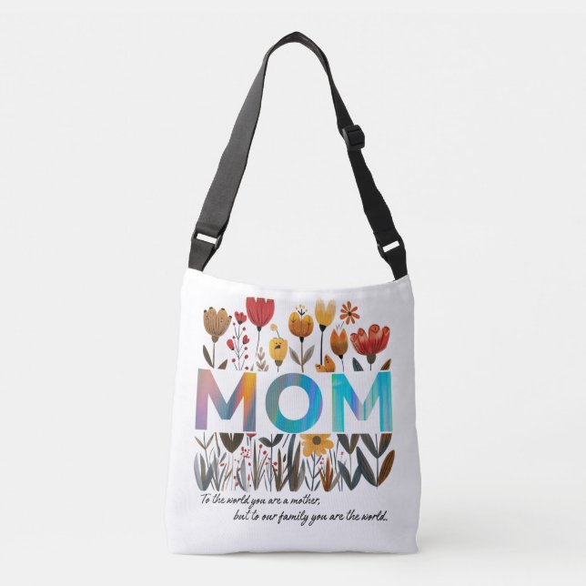 Bolsa Ajustável Floral MOM Bag (Frente)