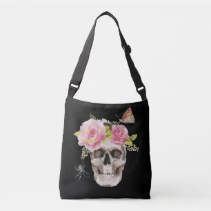 Bolsa Ajustável Flores Crônicas Aranha-Borboleta Presente de Hall